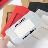 Boîte à fenêtre en PVC découpée sur mesure avec logo imprimé, forme spéciale, pour emballage de cils, cosmétiques et petits cadeaux