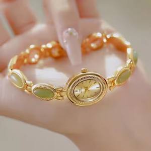 Montre Femme BS Style Japonais Luxe Léger Simple <span class=keywords><strong>Bracelet</strong></span> Perles Bijoux Étanche Horloge Tendance Féminine Cadeau - Product Image 4