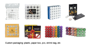 Velas Decorativas al por Mayor, Fábrica OEM, Velas de Cera de Soja Natural, Velas de Té al por Mayor, Más Baratas, 8 Horas de Duración, Sin Humo - Product Image 5