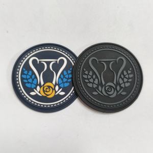 Zt-kustom Label silikon garmen penjualan laris Logo penekan panas Label Tpu 3D timbul tempel karet Pvc untuk pakaian penutup - Product Image 6