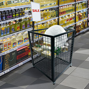 Econoco Square Grid Dump <b>Bin</b> <b>Large</b> Storage <b>Bin</b> - Product Image 3