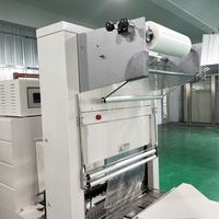 Blanchisserie automatique, serviettes, tissu, machine à emballer globale de rétrécissement de drap de lit