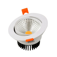 Sortie d'usine COB Angle réglable tout en aluminium plafonnier Downlight projecteur pour éclairage intérieur