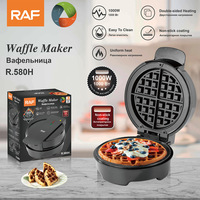 Nouvelle conception de mini gaufrier à gâteaux, surface de cuisson antiadhésive, gaufrier belge rond