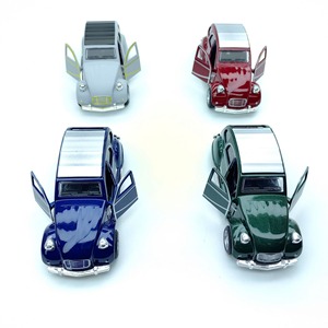 Modèle <span class=keywords><strong>de</strong></span> voiture miniature vintage en alliage métallique 1/36, avec portes ouvrables, simulation 2CV6 <span class=keywords><strong>Charleston</strong></span>, voiture jouet pour collection d'enfants - Product Image 2