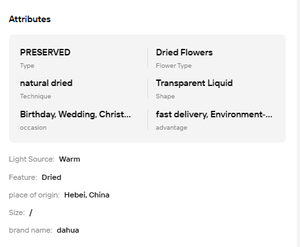 Huile Minérale Blanche Flottante Naturelle Inodore pour la Préservation des Fleurs et Plantes Séchées - Product Image 6