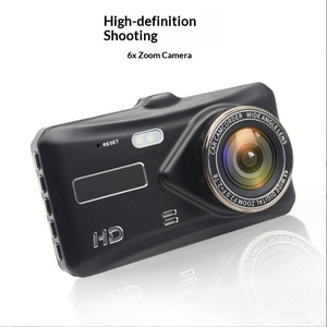 Cámara para Coche de Doble Lente HD con Pantalla Táctil de 4 Pulgadas, Grabación Delantera y Trasera 1080P, Cámara de Visión Trasera con Ángulo de 120°, Detección de Movimiento y Visión Nocturna - Product Image 3