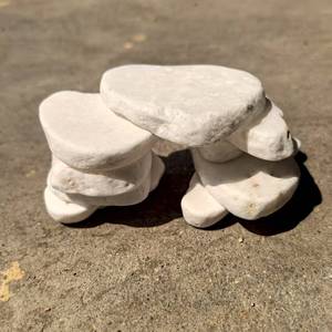 Galets de marbre blanc 3-9cm, pierres naturelles irrégulières pour pavage de jardin, aménagement d'aquarium - Product Image 3