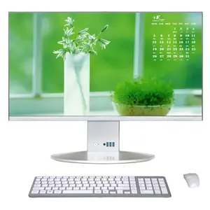 FHD oem all-in-one monoblock computer super slim and low power 23.8 inch AMD cpu all in one pc