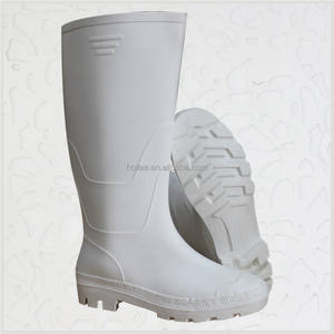 Blanc Gum Boots Industry Work bottes de <span class=keywords><strong>pluie</strong></span> femmes chaussures imperméables - Product Image 4