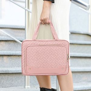 JILI Grande trousse de toilette de voyage portable, imperméable, écologique, à motif dessin animé, avec fermeture éclair, compartiments et couches, pour cosmétiques, bijoux et articles de toilette, personnalisable - Product Image 4