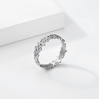 Bague unisexe en acier inoxydable, style gothique ajouré, anti-ternissement, pour hommes et femmes, bijoux punk