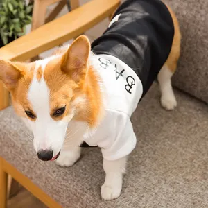 Ragazzo di classe del cane del plaid vestiti tux tank top maglia d taglia xs armadio abbigliamento stagione calda per corgi on-line india partner con umani