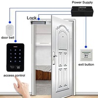 Lector de Tarjetas RFID de Proximidad de Doble Frecuencia 125khz + 13.56Mhz con Teclado para Control de Acceso por Código, Resistente al Agua IP67 para Exteriores, Compatible con Wifi Tuya