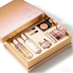 Maßgefertigte Serum-Geschenkbox Premium Kosmetik-Goldfolien-Kartonverpackung für Luxus-Schönheits- und Duftsets - Product Image 5