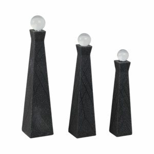Sculture Obelisco Oggetti Decorativi Moderni in Cristallo per Casa e Ufficio - Product Image 2