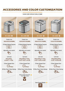 Máquina para Hacer Pan Automática Eléctrica SOHEF, Uso Doméstico, 700W, Temporizador de Retardo de 15H, Programa <span class=keywords><strong>Sin</strong></span> <span class=keywords><strong>Gluten</strong></span>, 3 Opciones de Pan, OEM/ODM - Product Image 6