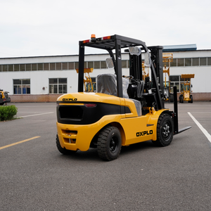 T xe nâng DIESEL 5000kg Thương hiệu Mới xe nâng 5 với đóng cửa kim loại cabin nhà máy giá để bán - Product Image 2