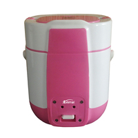 Cuisinière à riz électrique automatique portable en plastique, écologique, avec revêtement antiadhésif, contrôle mécanique du minuterie, haute qualité, 2,1-3,0 L