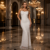 Robe de soirée élégante blanche style célébrité, longue, coupe droite, taille naturelle, avec sequins et patchwork numérique, taille XS