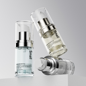 Botella de PETG de 10 ml y 15 ml con Bomba Airless de Pared Simple y Gruesa para Suero para el Cuidado de la Piel, Protector Solar, Crema Farmacéutica - Product Image 1
