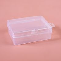 Vente en gros plastique transparent Mini bougie savon bonbons anneau d'ongle boucle d'oreille bijoux stockage voyage pilule leurre petites boîtes d'emballage