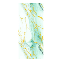 Panneau mural en PVC imperméable, grain de marbre brillant, feuille de marbre UV, panneau mural pour la décoration intérieure, salon