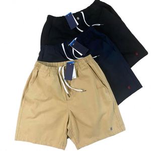 Pantalones Cortos de Pana 100% Algodón para Hombre RL, Corte Holgado, Cierre de Cremallera de Cinco Puntos, Color Sólido, Casual, Transpirable y Tejido - Product Image 1