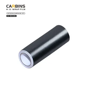1.52x18M Carbins China Top Manufacturer Car Films PET Matte Metallic Charcoal Gray Colored Paint Protection Film