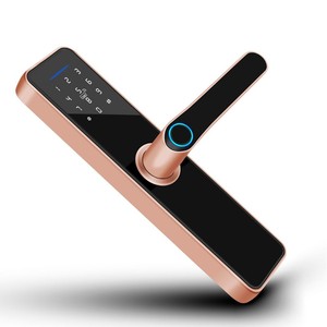 Coque de serrure électronique intelligente Huamaixin en alliage d'aluminium moulé sous haute pression, pièces de serrure de porte à reconnaissance d'empreintes digitales - Product Image 1