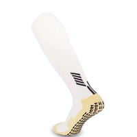 Chaussettes de course antidérapantes en tricot de haute qualité, chaussettes de football tendance, chaussettes personnalisées avec grip