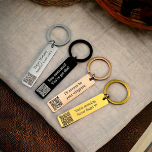 <span class=keywords><strong>Portachiavi</strong></span> Personalizzato <span class=keywords><strong>con</strong></span> Nome, Testo o Codice QR, <span class=keywords><strong>Portachiavi</strong></span> <span class=keywords><strong>con</strong></span> Scansione QR, <span class=keywords><strong>Portachiavi</strong></span> Vuoto per Logo Laser - Product Image 6