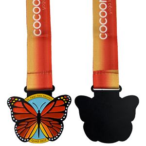 Medalla Deportiva Personalizada al por Mayor, Impresa con UV, de Aleación de Zinc, Económica, para Danza, Ciclismo, Maratón 5k - Product Image 5