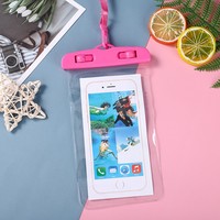 Venta al por mayor bolsa de teléfono impermeable universal para nadar bolsa seca de PVC