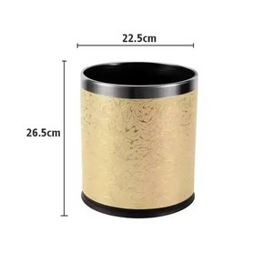 Cubo de basura para vestíbulo de Hotel, cubo de basura, elegante, de lujo, duradero, respetuoso con el medio ambiente, contenedor de plástico para espacio interior comercial - Product Image 5
