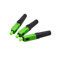 Uso repetido Modo único UNIKIT Tornillo Tipo cola Fibra óptica SC APC Conector rápido para cable de caída Conector rápido de fibra óptica