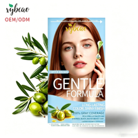 Crème colorante capillaire biologique brun clair, qualité supérieure, couleur naturelle douce, couvrance longue durée, brillance éclatante, anti-frisottis, cheveux lisses