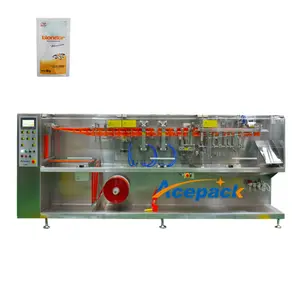 Machine à boissons de remplissage automatique Colorant pour cheveux Sachet de développement capillaire Rouleau d'emballage Film formant Remplisseuse