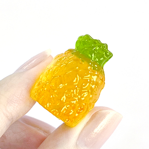 Oem tùy chỉnh nhãn Trung Quốc Hot Bán trái cây dứa dâu tây phim hoạt hình hình dạng Gummy kẹo bonbons Halal tùy chỉnh bao bì - Product Image 1