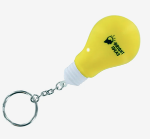 Bán hàng nóng tiếp thị ánh sáng bóng Móc chìa khóa PU căng thẳng thuốc giảm căng thẳng Đồ chơi căng thẳng bóng - Product Image 1