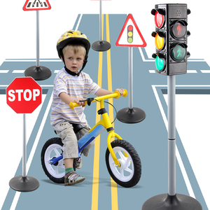 Juego de Señales de Tráfico de Simulación para la Seguridad Vial Infantil, Modelo de Escena, Juguetes Científicos y Educativos - Product Image 4