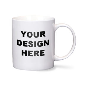 Mug en céramique personnalisable ZREGGUR, 11 oz (350 ml), 15 oz, en porcelaine blanche, tasse à café avec logo imprimé pour cadeau promotionnel - Product Image 1