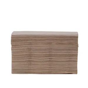 Toallas de papel suaves y fuertes, dispensador marrón de tres pliegues, caja de toallas para envolver en relieve, bambú doblado, mano barata, Navidad