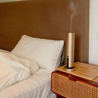 Diffuseur d'arômes en métal de qualité commerciale, fonctionnant sur piles, garantie 1 an, diffuseur d'air parfumé de luxe pour la maison et l'hôtel