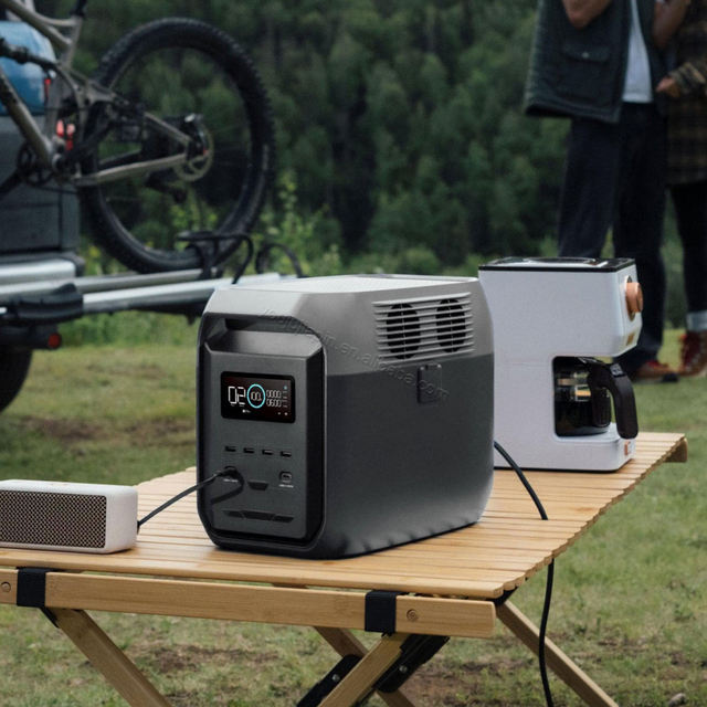 Delta 3 1500 1800w UPS Portable Power Station with Solar Generator Charging Station