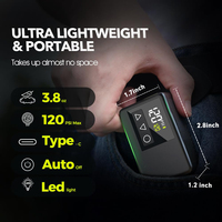 Gonfleur de vélo électrique BL01, mini pompe à air numérique LED ultra compacte, valves Presta et Schrader pour vélos électriques, divers vélos, fabriqué en ABS