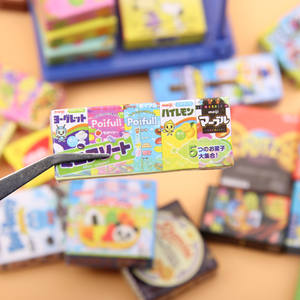 Mini Paquete de accesorios de resina DIY, tienda de conveniencia de aperitivos simulados para casa de muñecas, funda de teléfono basura, decoraciones con pinzas para el pelo - Product Image 3