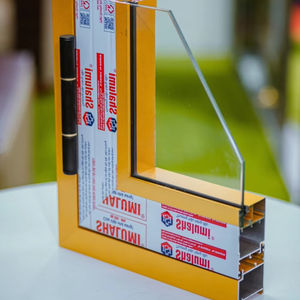 Profils en aluminium doré décoratifs Shalumi série 6000 avec service de découpe pour cadres de portes et fenêtres par Song Hong Aluminium - Product Image 1