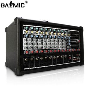 Consola Mezcladora Digital OEM de 6, 8, 10 y 12 Canales, Sonido Profesional con Amplificador de Potencia para DJ, Hogar, KTV y Espectáculos - Product Image 3