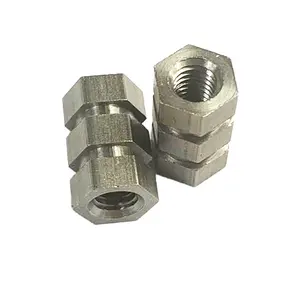 Customized Special Hexagon Nuts Stainless Steel round Coupling M20 Thread Size Industrial General Use Carbon Steel Material